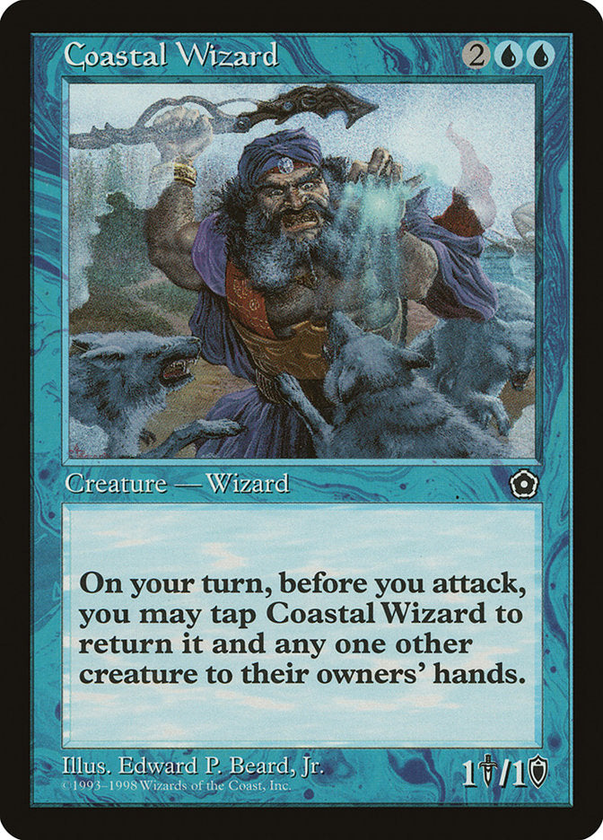 Coastal Wizard [Portal Second Age] | Card Merchant Takapuna