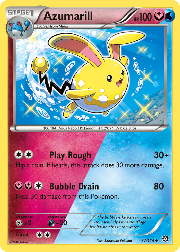 Azumarill (77/114) [XY: Steam Siege] | Card Merchant Takapuna