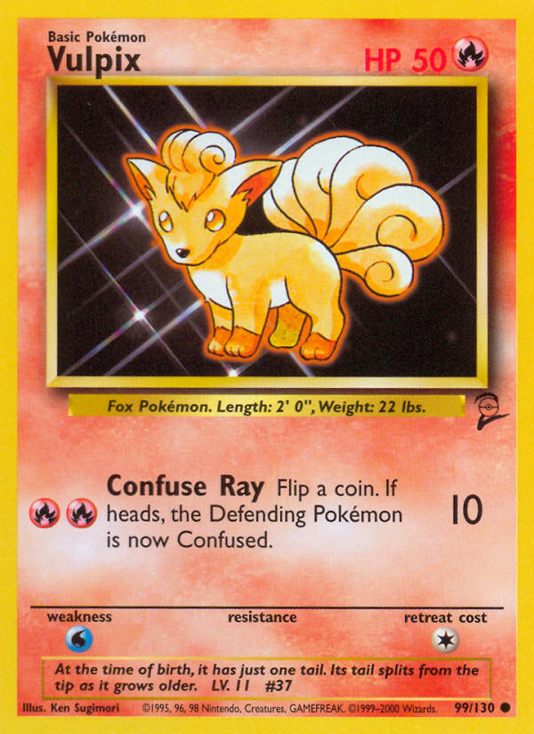 Vulpix (99/130) [Base Set 2] | Card Merchant Takapuna