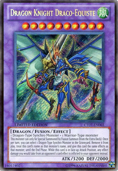 Dragon Knight Draco-Equiste [CT07-EN003] Secret Rare | Card Merchant Takapuna