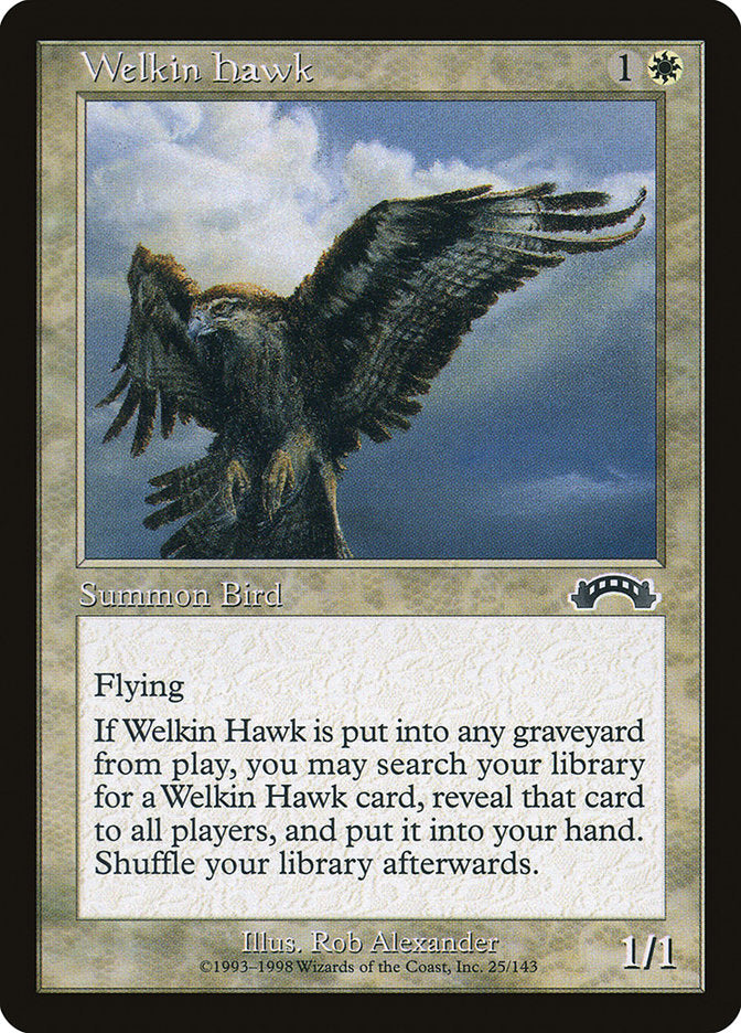 Welkin Hawk [Exodus] | Card Merchant Takapuna