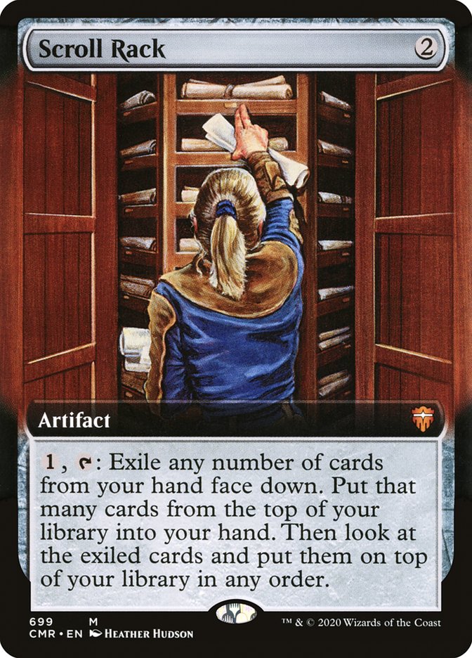 Scroll Rack (Extended Art) [Commander Legends] | Card Merchant Takapuna