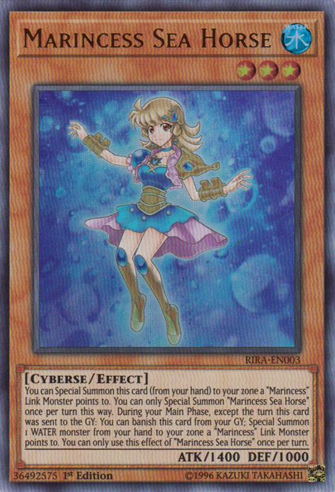 Marincess Sea Horse [RIRA-EN003] Ultra Rare | Card Merchant Takapuna