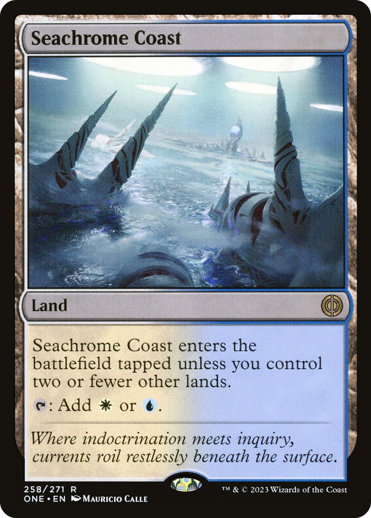 Seachrome Coast [Phyrexia: All Will Be One] | Card Merchant Takapuna