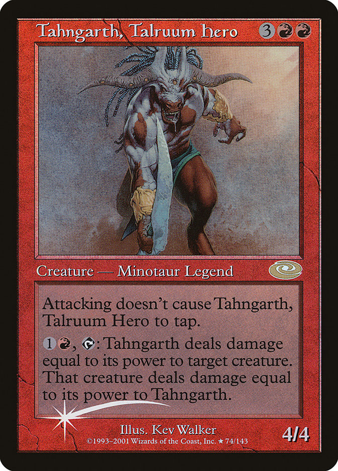 Tahngarth, Talruum Hero (Kev Walker) [Planeshift] | Card Merchant Takapuna