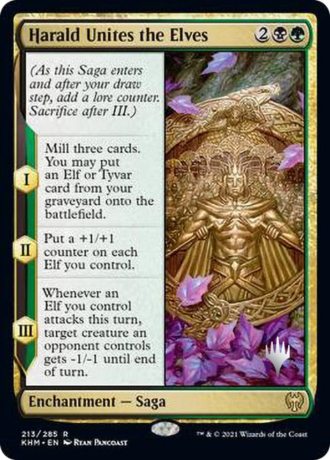 Harald Unites the Elves (Promo Pack) [Kaldheim Promos] | Card Merchant Takapuna