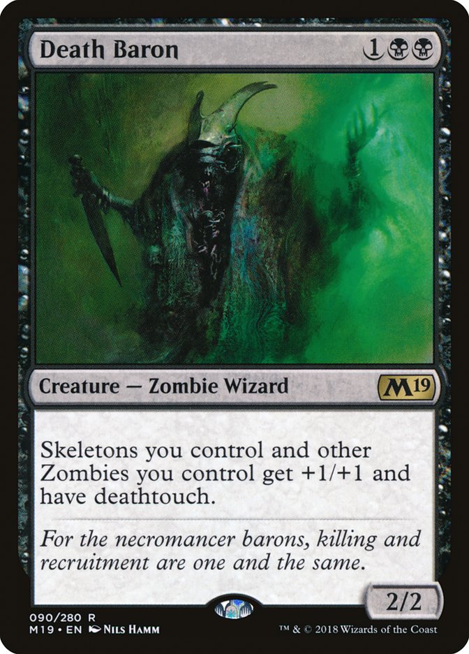 Death Baron [Core Set 2019] | Card Merchant Takapuna