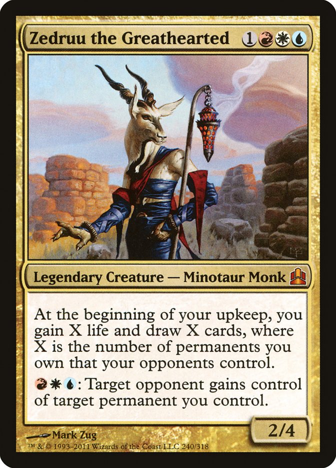 Zedruu the Greathearted [Commander 2011] | Card Merchant Takapuna