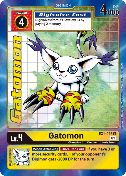 Gatomon [EX1-026] (Alternate Art) [Classic Collection] | Card Merchant Takapuna