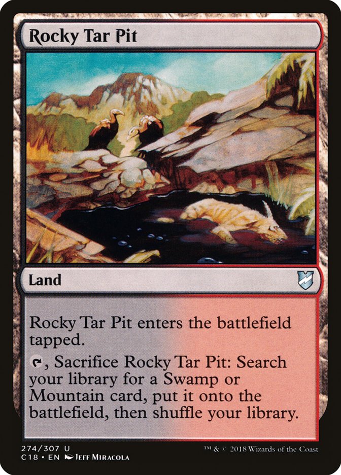 Rocky Tar Pit [Commander 2018] | Card Merchant Takapuna