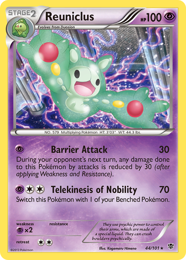 Reuniclus (44/101) [Black & White: Plasma Blast] | Card Merchant Takapuna