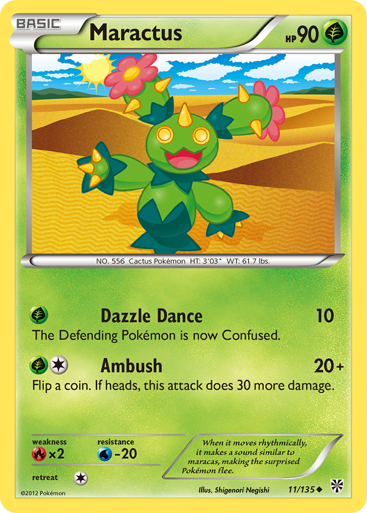 Maractus (11/135) [Black & White: Plasma Storm] | Card Merchant Takapuna