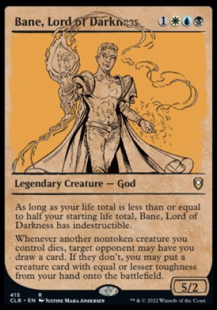 Bane, Lord of Darkness (Showcase) [Commander Legends: Battle for Baldur's Gate] | Card Merchant Takapuna