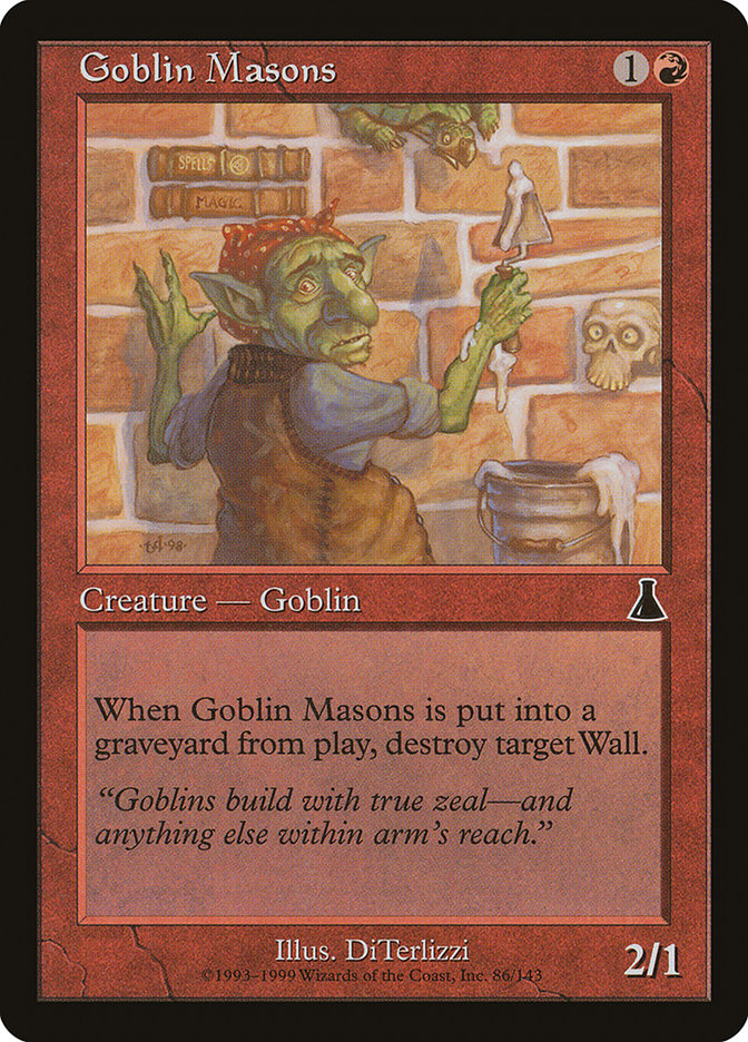 Goblin Masons [Urza's Destiny] | Card Merchant Takapuna