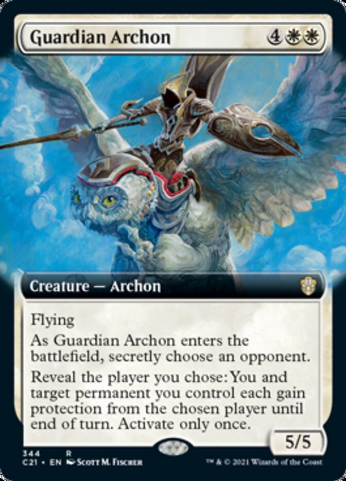 Guardian Archon (Extended Art) [Commander 2021] | Card Merchant Takapuna