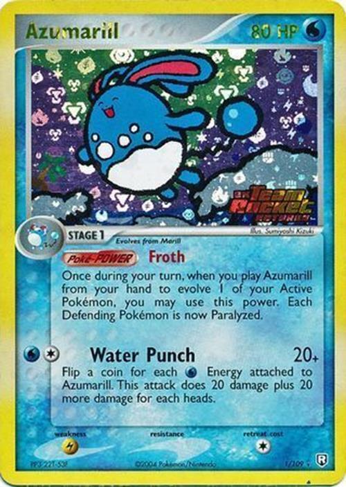 Azumarill (1/109) (Stamped) [EX: Team Rocket Returns] | Card Merchant Takapuna