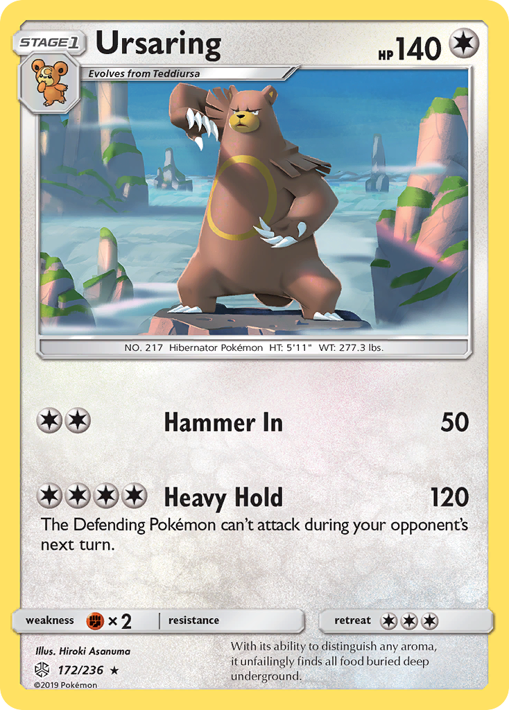 Ursaring (172/236) [Sun & Moon: Cosmic Eclipse] | Card Merchant Takapuna