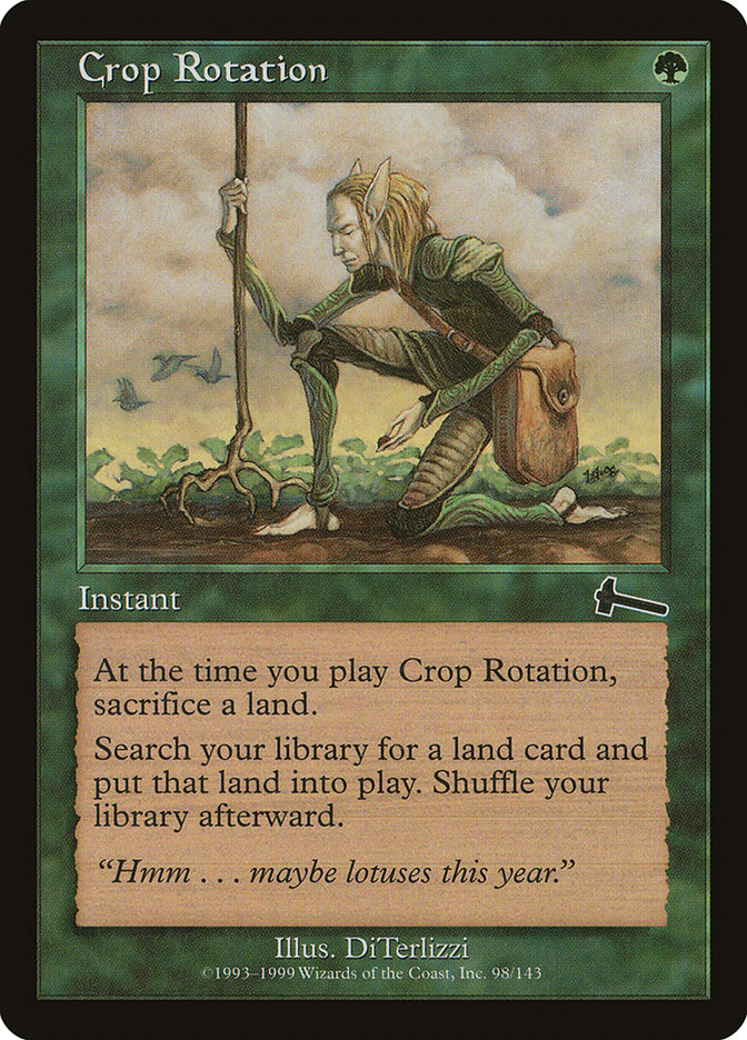 Crop Rotation [Urza's Legacy] | Card Merchant Takapuna