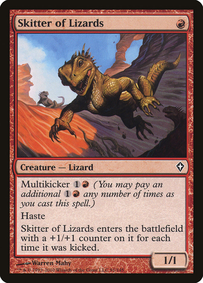 Skitter of Lizards [Worldwake] | Card Merchant Takapuna