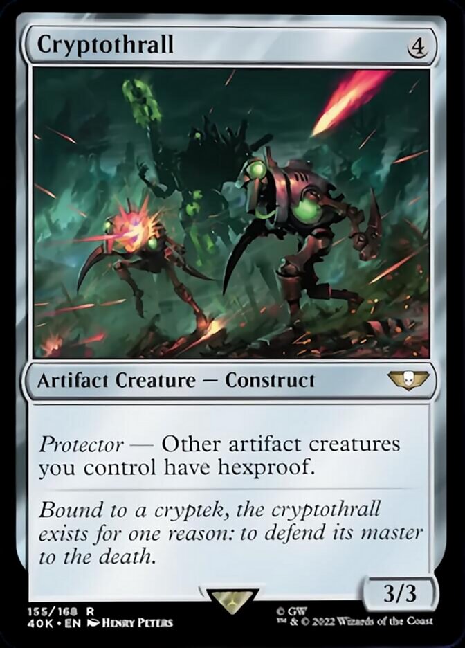 Cryptothrall (Surge Foil) [Warhammer 40,000] | Card Merchant Takapuna