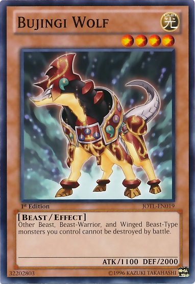 Bujingi Wolf [JOTL-EN019] Common | Card Merchant Takapuna