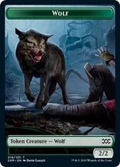 Wolf // Wurm (030) Double-Sided Token [Double Masters Tokens] | Card Merchant Takapuna