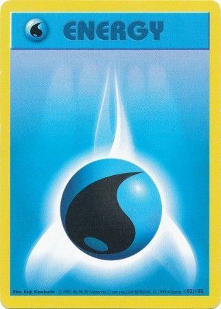 Water Energy (102/102) [Base Set Shadowless Unlimited] | Card Merchant Takapuna