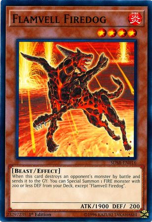 Flamvell Firedog [SDSB-EN016] Common | Card Merchant Takapuna