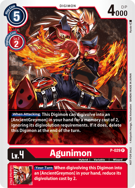 Agunimon [P-029] [Revision Pack Cards] | Card Merchant Takapuna