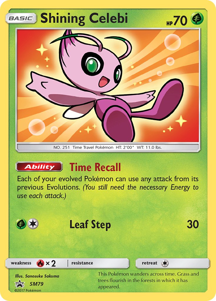 Shining Celebi (SM79) [Sun & Moon: Black Star Promos] | Card Merchant Takapuna