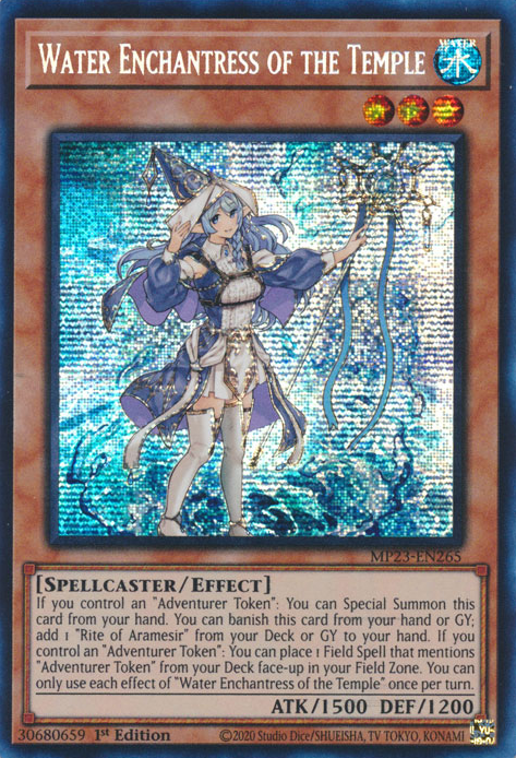 Water Enchantress of the Temple [MP23-EN265] Prismatic Secret Rare | Card Merchant Takapuna