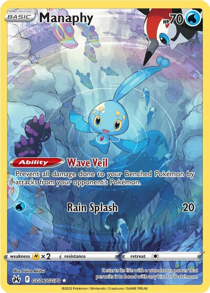 Manaphy (GG06/GG70) [Sword & Shield: Crown Zenith] | Card Merchant Takapuna