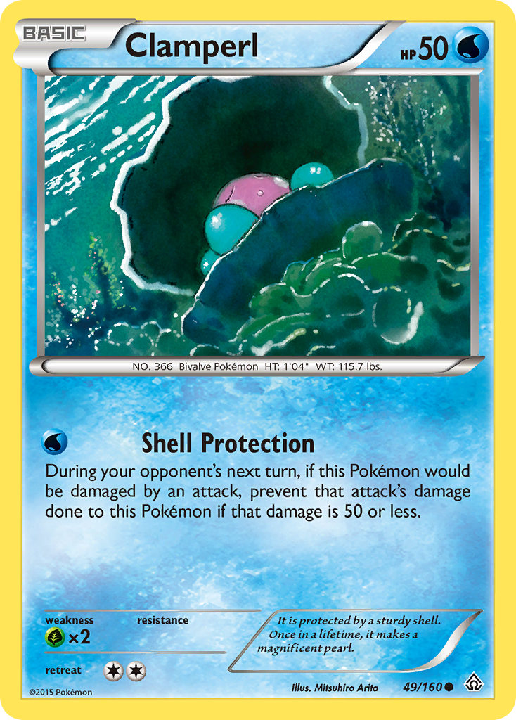 Clamperl (49/160) [XY: Primal Clash] | Card Merchant Takapuna