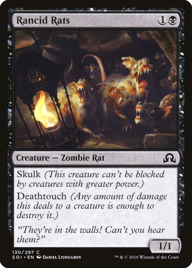 Rancid Rats [Shadows over Innistrad] | Card Merchant Takapuna