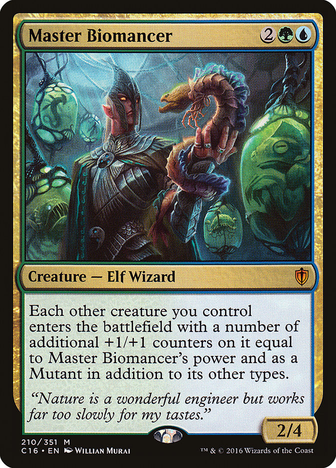 Master Biomancer [Commander 2016] | Card Merchant Takapuna