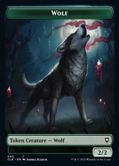 Wolf // Insect Double-Sided Token [Commander Legends: Battle for Baldur's Gate Tokens] | Card Merchant Takapuna