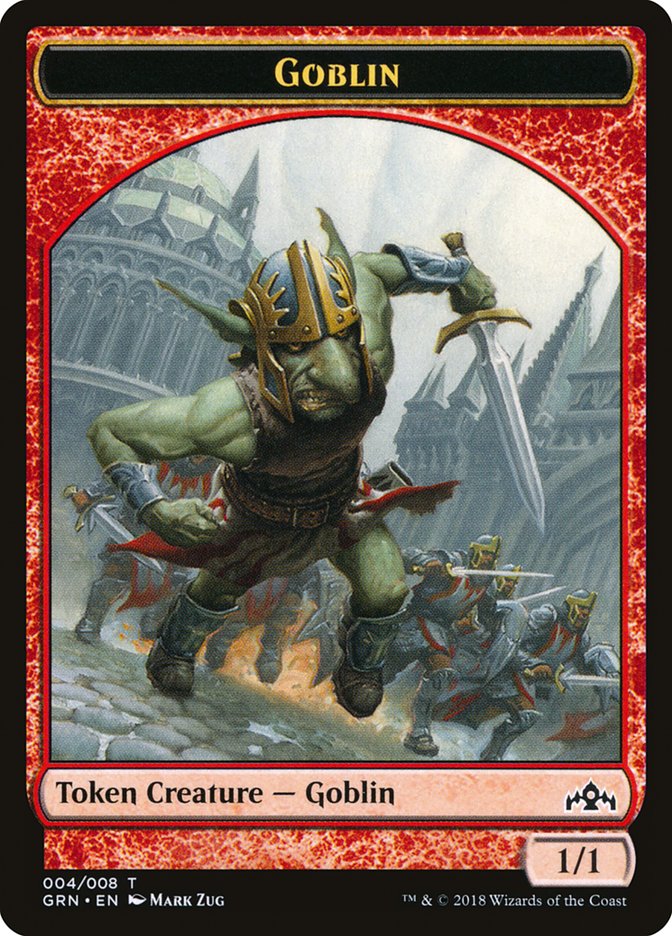 Goblin Token [Guilds of Ravnica Tokens] | Card Merchant Takapuna