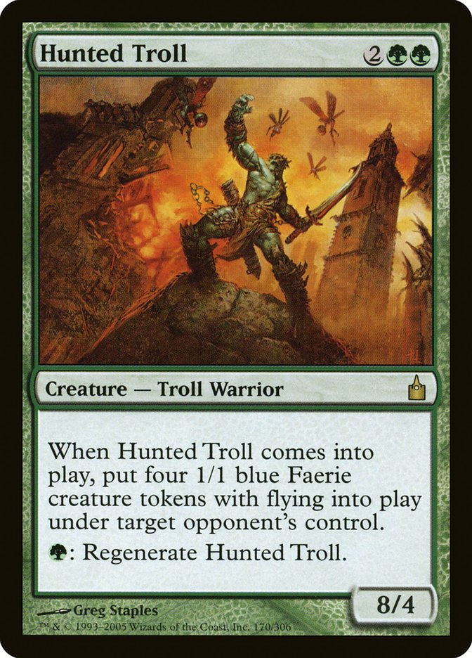 Hunted Troll [Ravnica: City of Guilds] | Card Merchant Takapuna