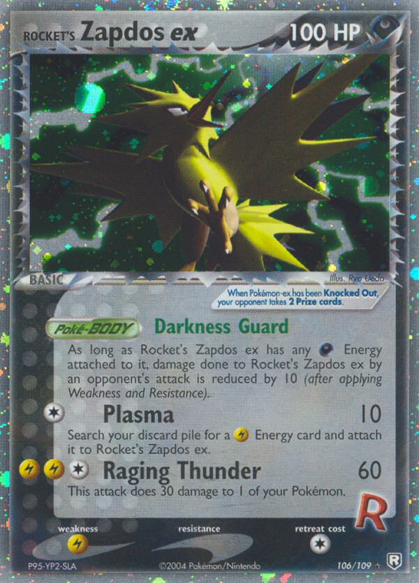 Rocket's Zapdos ex (106/109) [EX: Team Rocket Returns] | Card Merchant Takapuna