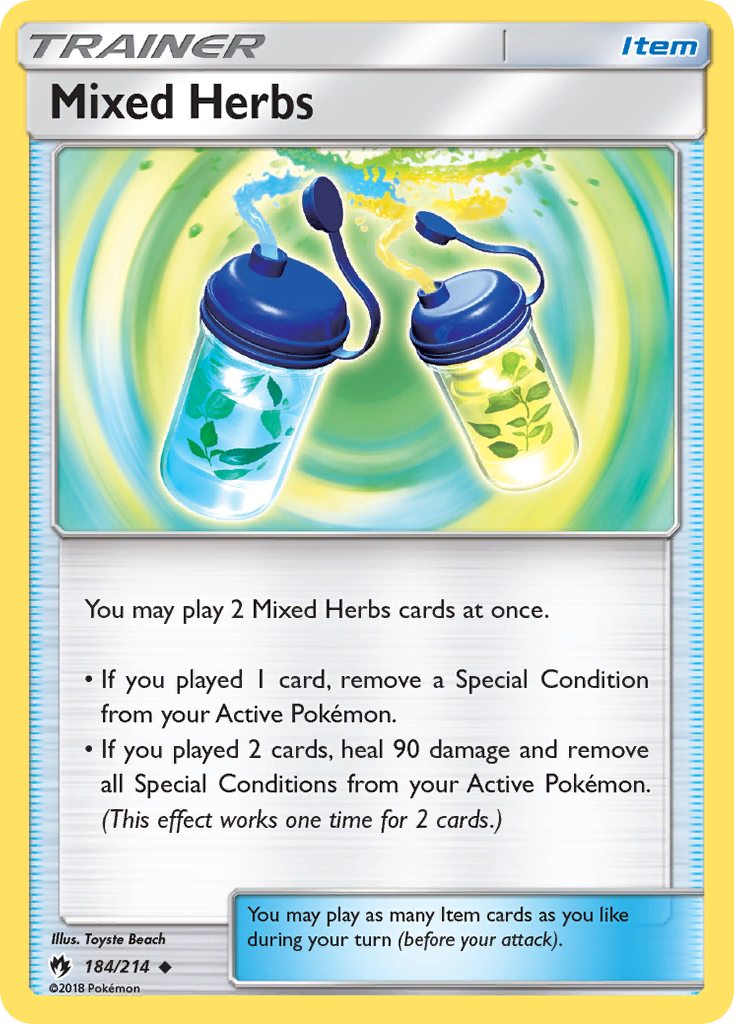 Mixed Herbs (184/214) [Sun & Moon: Lost Thunder] | Card Merchant Takapuna