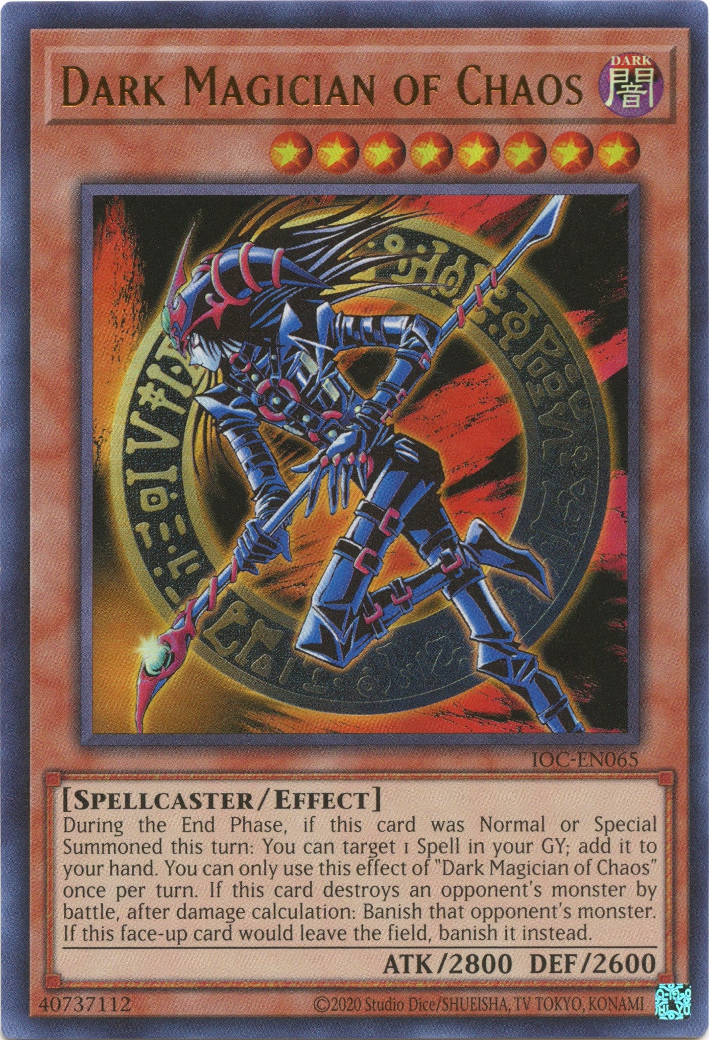 Dark Magician of Chaos (25th Anniversary) [IOC-EN065] Ultra Rare | Card Merchant Takapuna