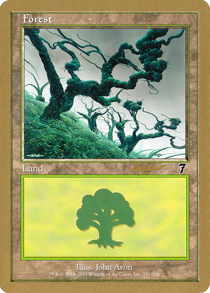 Forest (shh331) (Sim Han How) [World Championship Decks 2002] | Card Merchant Takapuna