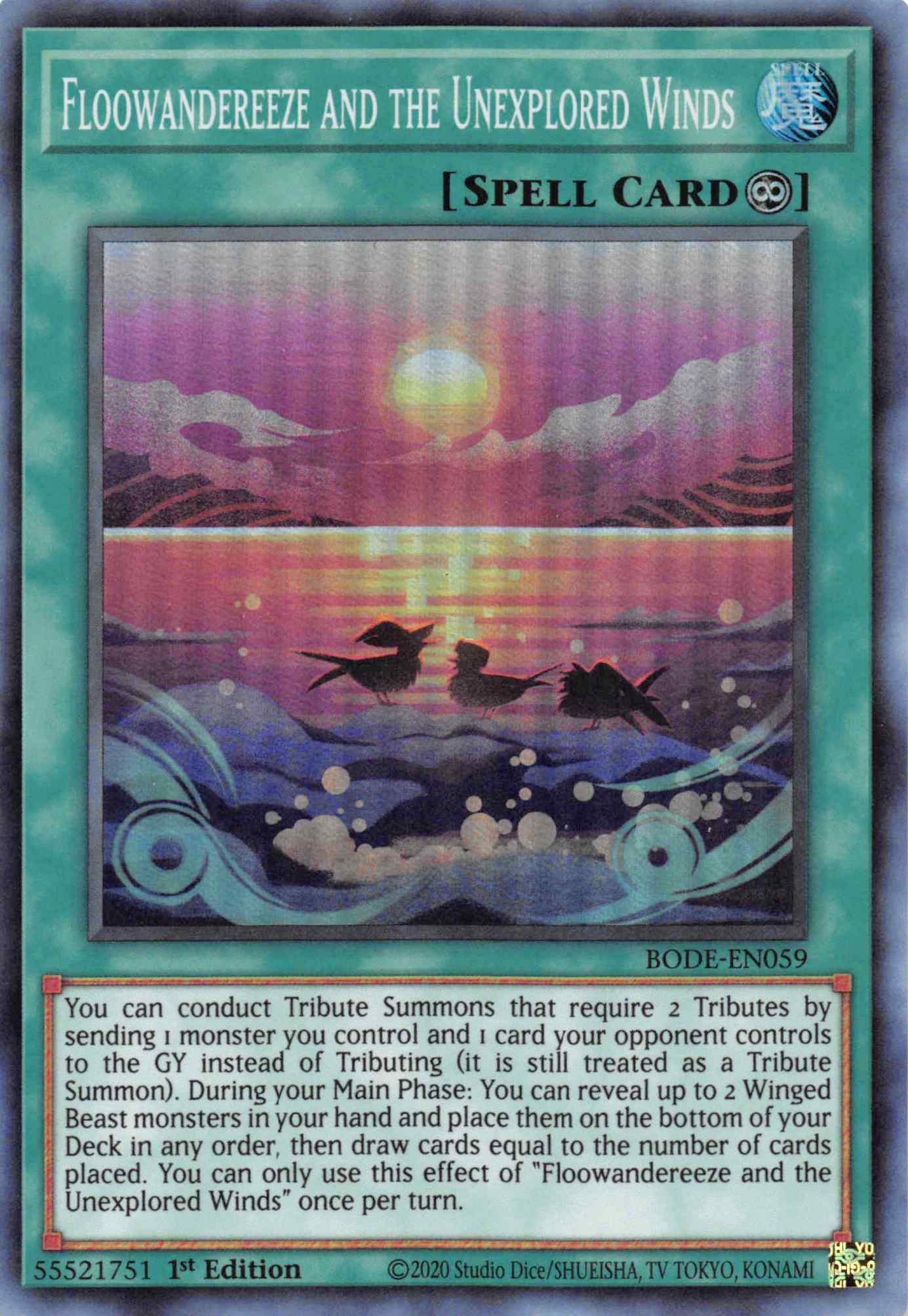 Floowandereeze and the Unexplored Wind [BODE-EN059] Super Rare | Card Merchant Takapuna