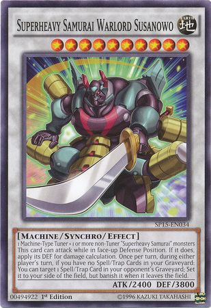 Superheavy Samurai Warlord Susanowo [SP15-EN034] Common | Card Merchant Takapuna