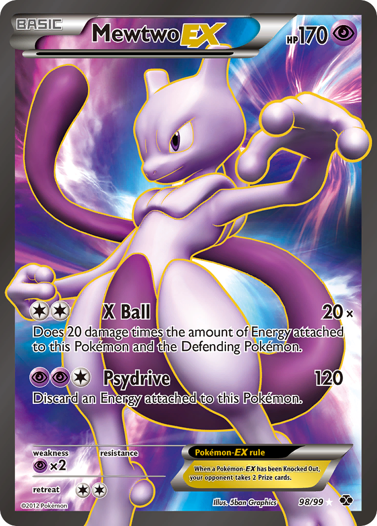 Mewtwo EX (98/99) [Black & White: Next Destinies] | Card Merchant Takapuna