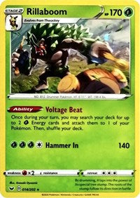 Rillaboom (014/202) (Cosmos Holo) [Sword & Shield: Base Set] | Card Merchant Takapuna