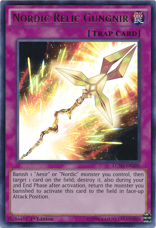 Nordic Relic Gungnir [LC5D-EN200] Ultra Rare | Card Merchant Takapuna