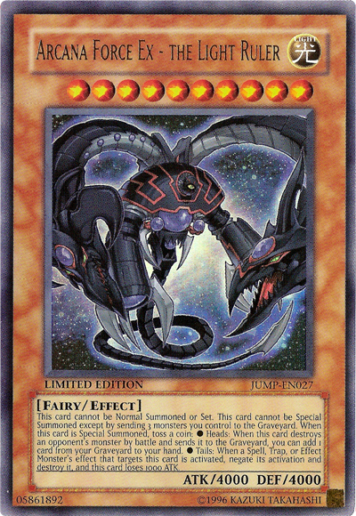 Arcana Force Ex - the Light Ruler [JUMP-EN027] Ultra Rare | Card Merchant Takapuna