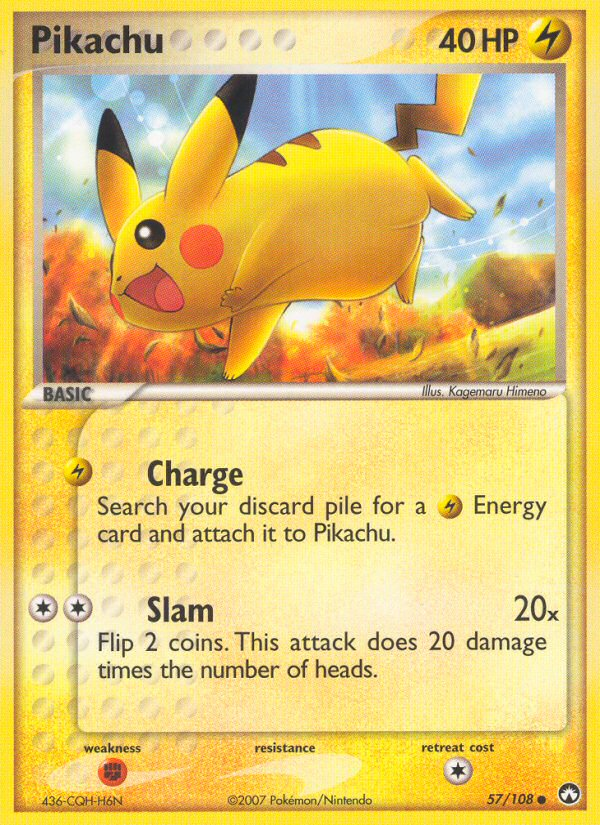 Pikachu (57/108) [EX: Power Keepers] | Card Merchant Takapuna