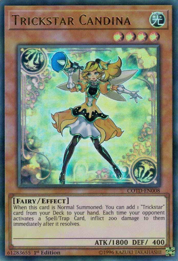 Trickstar Candina [COTD-EN008] Ultra Rare | Card Merchant Takapuna